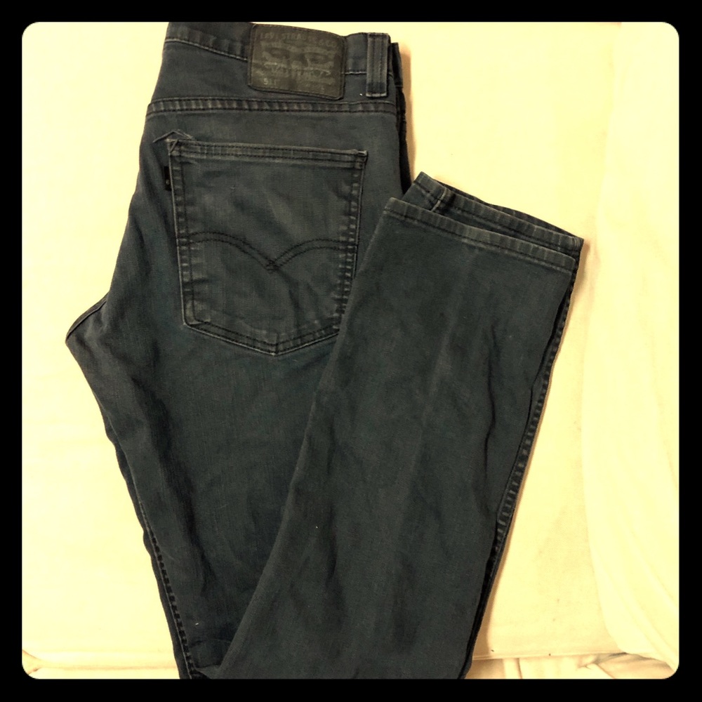 Black Levi’s 511 stretch slim cut jeans